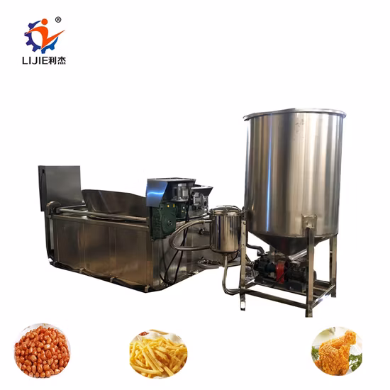 Friggitrice per gamberetti Samosa in acciaio inossidabile con riscaldamento elettrico a gas