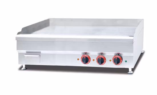 La piastra elettrica da banco in acciaio inossidabile più venduta per attrezzature da cucina