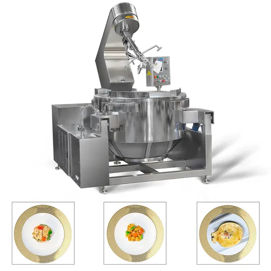 Ristorante Commerciale Automatico Multifunzione Planetario Inclinabile Curry Peperoncino Pasta di Fagioli Miscelazione Produzione di Gas Elettrico Vapore Salsa di Pomodoro Cottura Wok